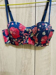 Enamore Floral Print Bra