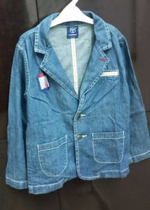 Blazer Or Coat In Denim For 6to 9year Boy
