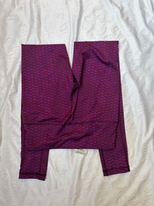 Branded Purple Fish Scale Active Wear
