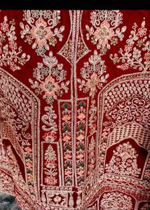 Stunning Red Bridal Lehenga Set