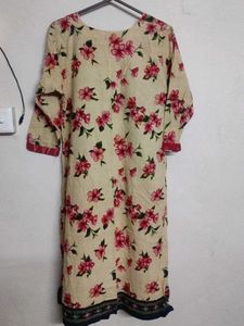 Women's Floral Print Kurta