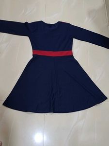 Girls' Adorable Bow Accent Dress