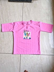Cute Pink Graphic T-Shirt