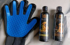 PetKartel Dog Shampoo &amp; Grooming Glove Set