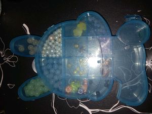 Rabit Storage box with beads inside