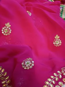 Rose Pink Saree
