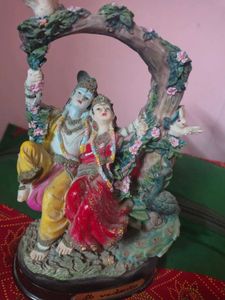 Radha Krishna Idol on Swing