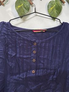Elegant Navy Blue Kurta