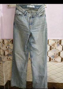 Washed Blue Denim Jeans