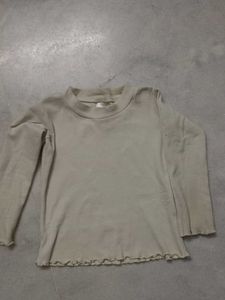 Baby Full Sleeve Top ⚪