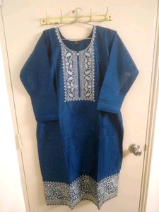 Navy Blue Kurti