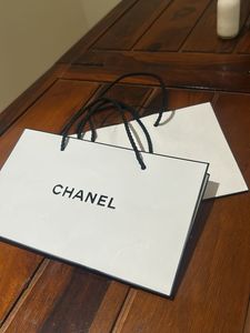 2 Chanel Luxury shopping gifting bags
