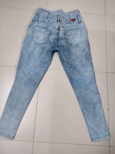 Slimfit High Waist ☁ Skye Blue Jens