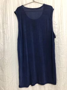Blue sleeveless Dress