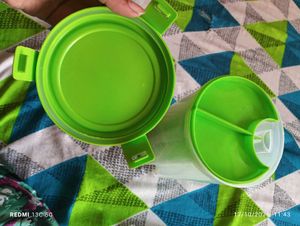 3 compartment air tight container Set of 2