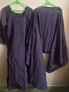 Elegant Purple Kurta Set with Dupatta
