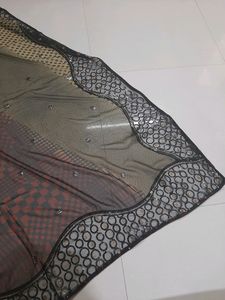 Black Party Wear Saree