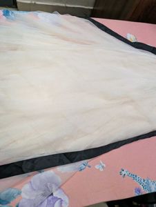 Elegant Black &amp; Ivory Tulle Frock
