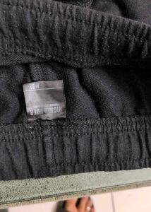 Black Joggers with "TRAIN TO WIN" Print