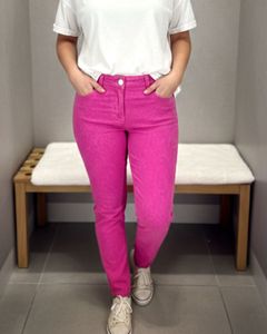 New Trendy Vibrant Pink Slim Fit Jeans
