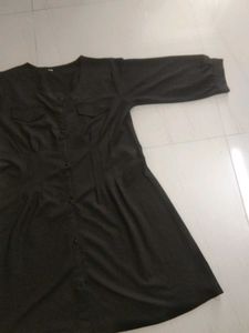 Classic Black Button-Up kurta