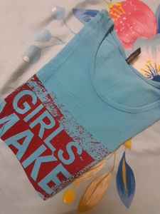 Cotton Blue Tshirt