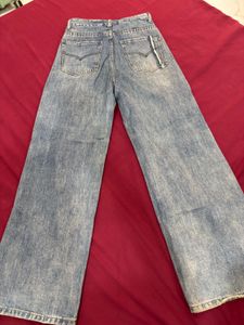 Light Wash Wide Leg Jeans