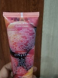 Oriflame Hand Cream With Peach Extract