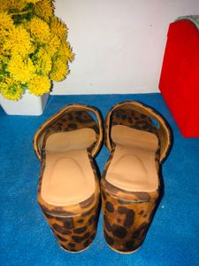 Leopard Print Mules