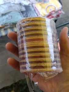 Set of Golden Bangles