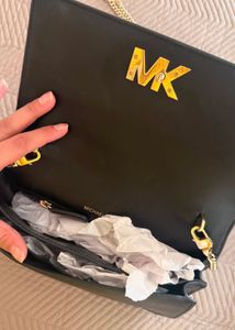 Michael Kors Black Chain Shoulder Bag