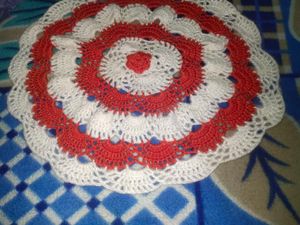 Crochet Thal Posh Or Table Mat Handmade