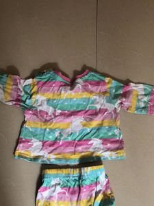 Cute Unicorn Pajama Set