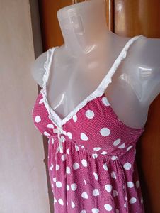 Cute Polka Dot Nightdress