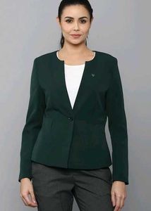 Classic Formal Shirt Coat With Padded Shoulders