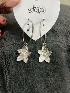 Cute Flower Hoop Earrings at 99 each