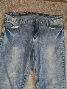 Stylish Acid Wash Denim Jeans for Men