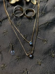 Elegant Gold-Tone Flower Jewelry Set