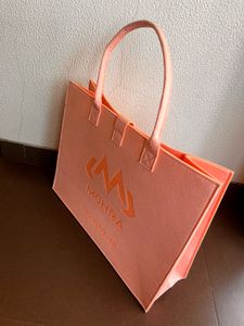 Stylish Pink Felt Tote Bag