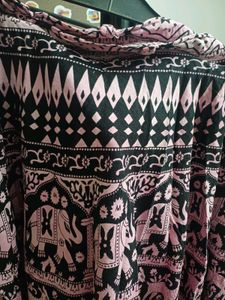 Boho Elephant Print Skirt