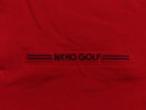 Men's Red Long Sleeve Polo Shirt 100℅ cotton