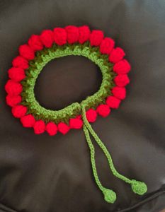 Handmade Crochet Red gajra