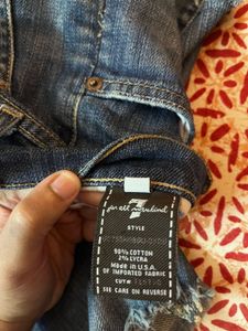 Denim shorts