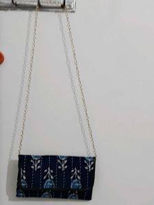 Chic Floral Print Clutch Bag