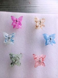 Cute Butterfly Hair Claw Clips (Set of 6) jf