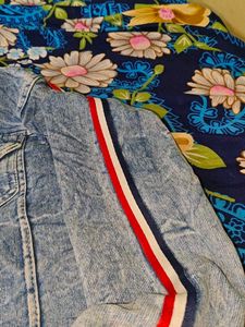 Stylish Washed Denim Jacket