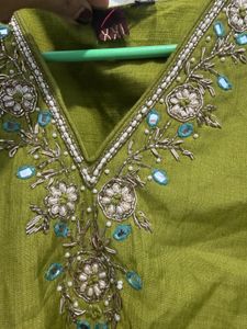 Elegant Green Kurta Set with Dupatta