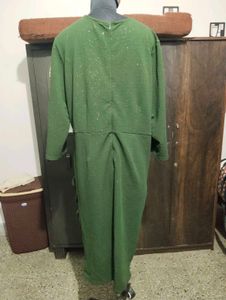 Green Ruched Bodycon plus size  Dress