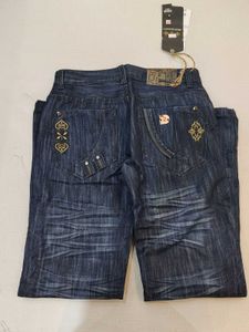 Vintage Y2K Dark Indigo Heavy Whiskering