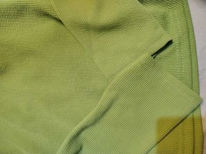 Lime Green Cut-Out Top with thumb hole